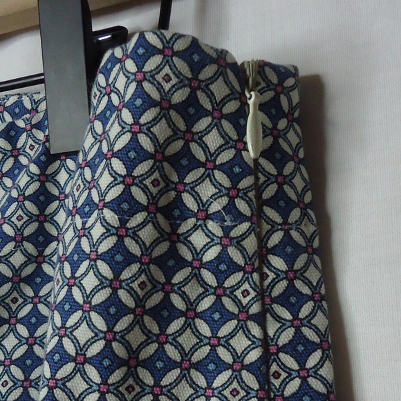 Talbots Geometric Heritage Cropped Pants - Picture 3 of 6